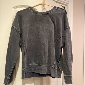Gray Washed Sweatshirt
